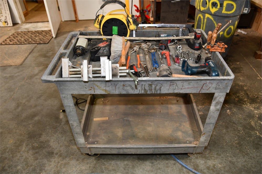 Lot of Tooling & Cart as pictured