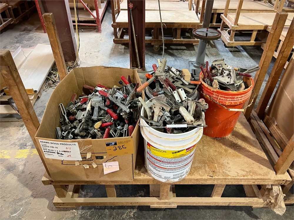 Lot of De-Sta-Co Clamps - as pictured