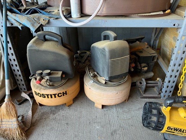 Two (2) Bostitch Portable Air Compressors