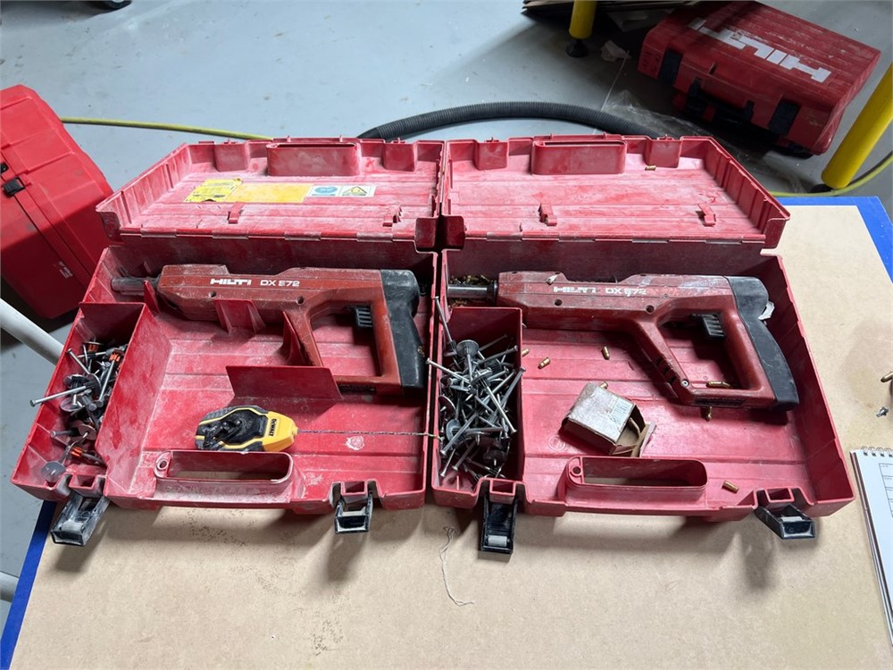 Two (2) Hilti "DX-E72" Powder-Actuated Tools