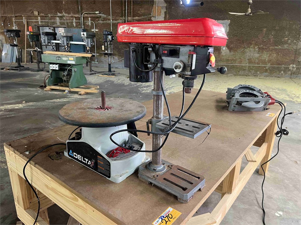 Drill Press and Spindle Sander