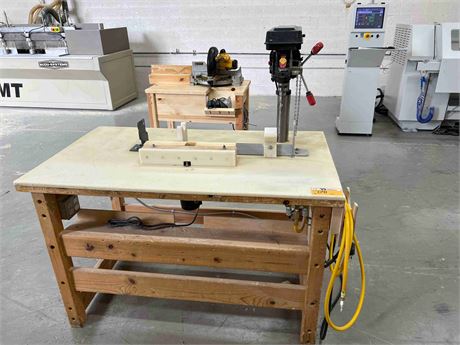 Lot - Drill Press & Router Table Combo | Place Your Bid at MachineryMax