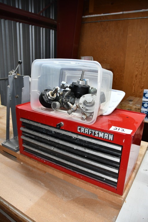 CRAFTSMAN "TOOLBOX" WITH MISC. PARTS