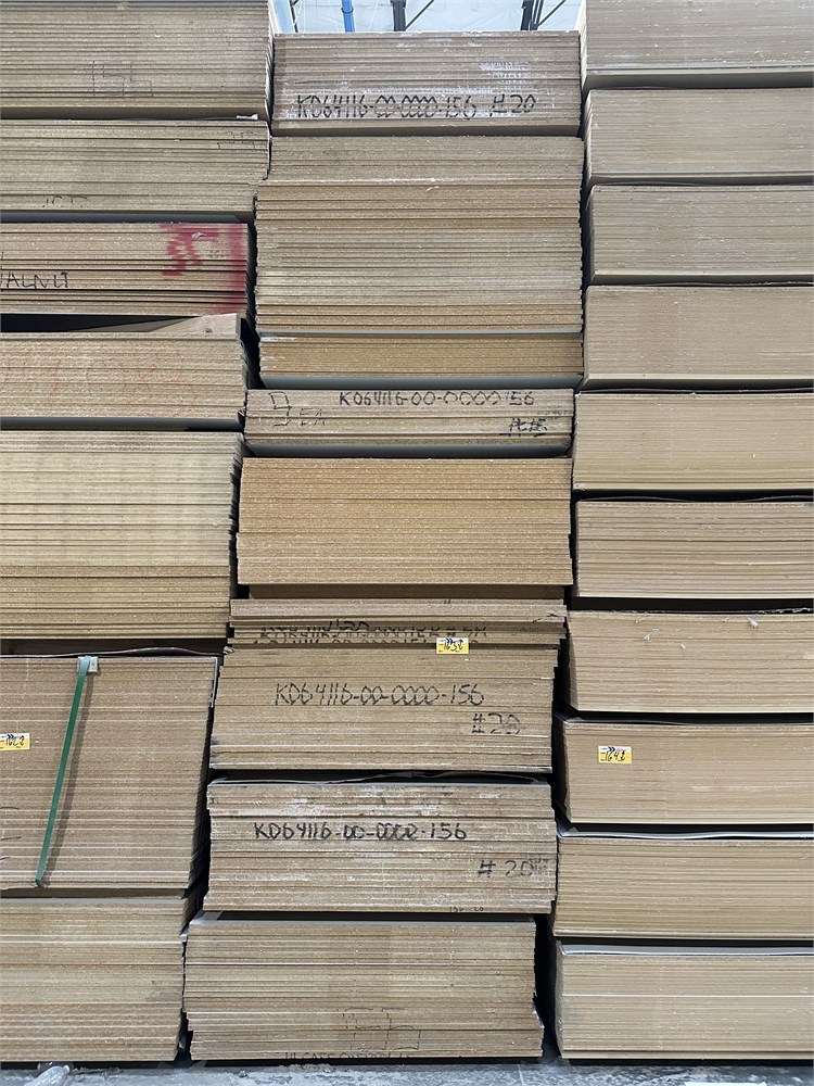 (7) Bundles of Particleboard Panels