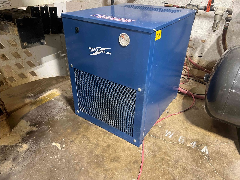 Great Lakes Air "GRF-125A-116" Refrigerated air dryer