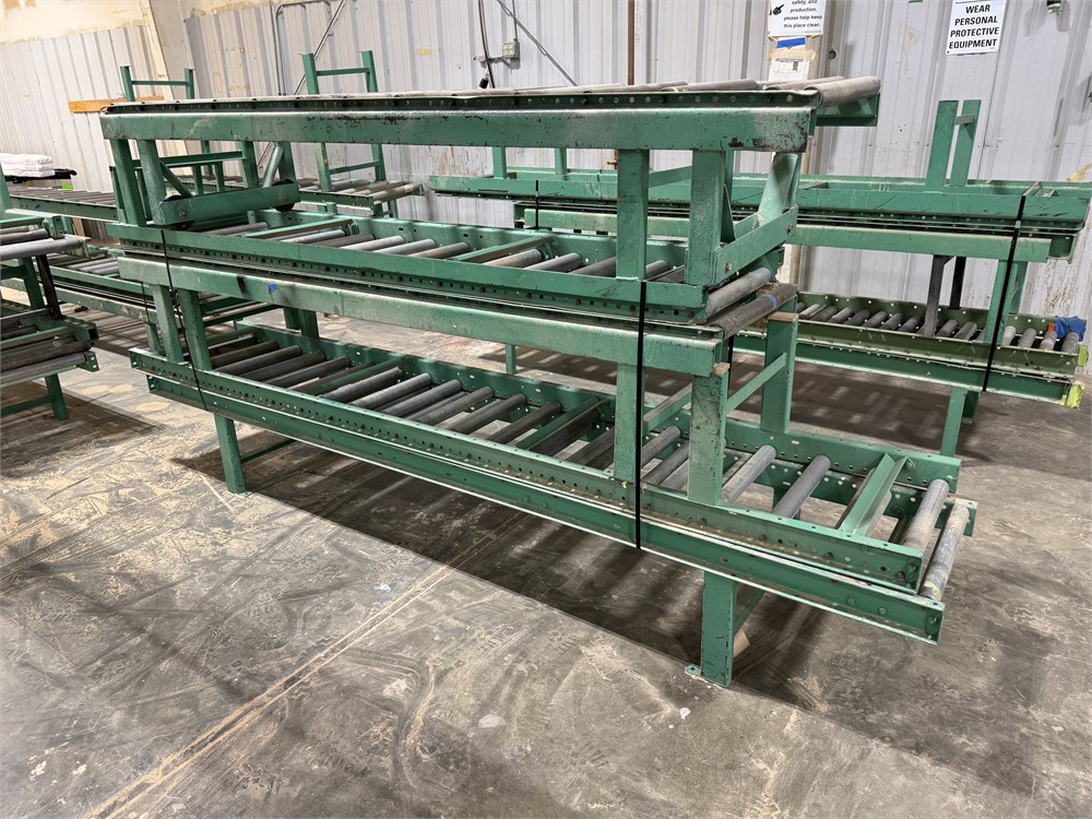 (4) Buschman Roller Conveyors
