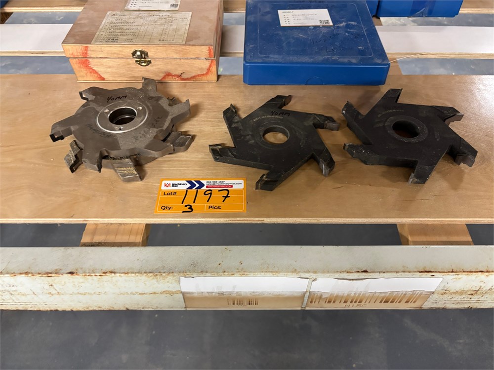 Lot of Cutter Heads - Qty (3) - as pictured