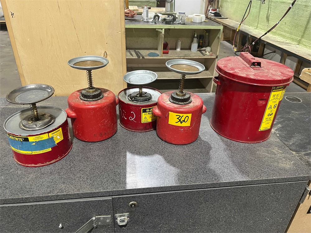 Solvent Cans - Qty (5)
