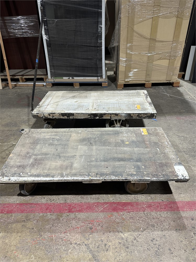 (2) Flat Cart