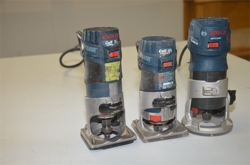 Bosch Laminate Trimmers (Qty. 3)