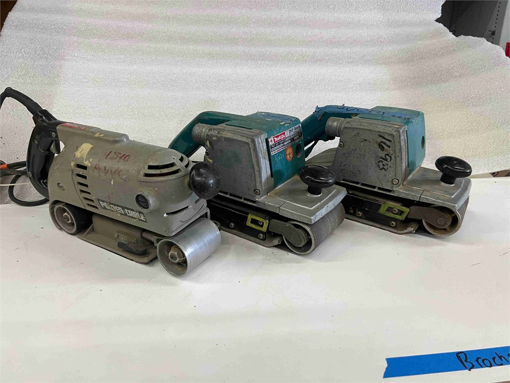 Porter Cable & Makita Belt Sanders Qty. (4)