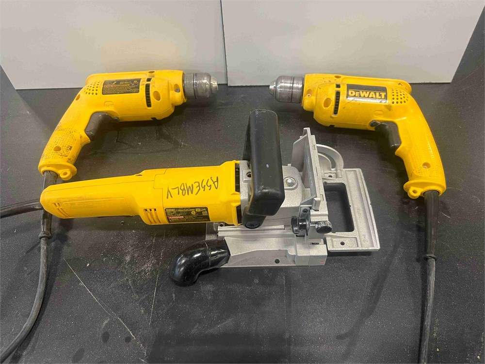 DeWalt drills & Plate Jointer