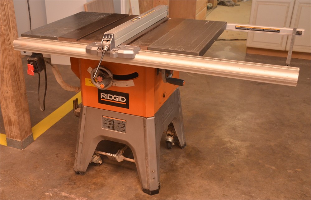 Rigid "R4512" 10" Contractor Table Saw