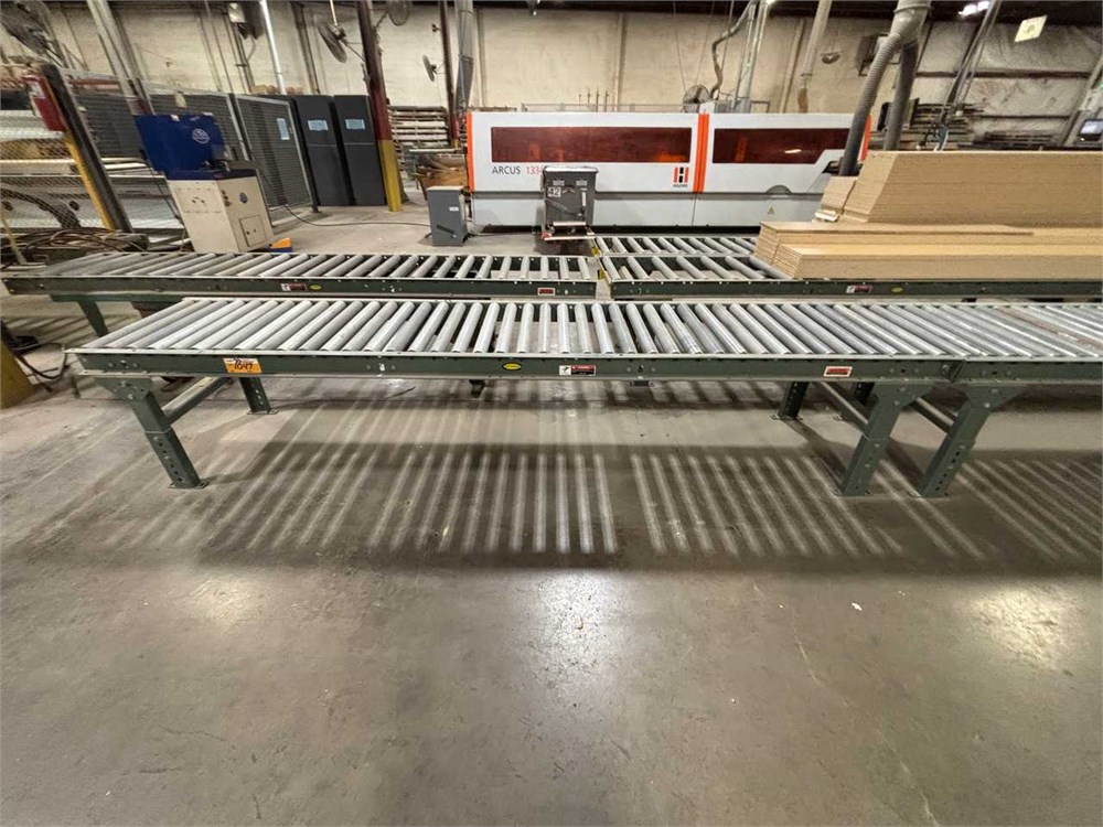 Lot of roller conveyors