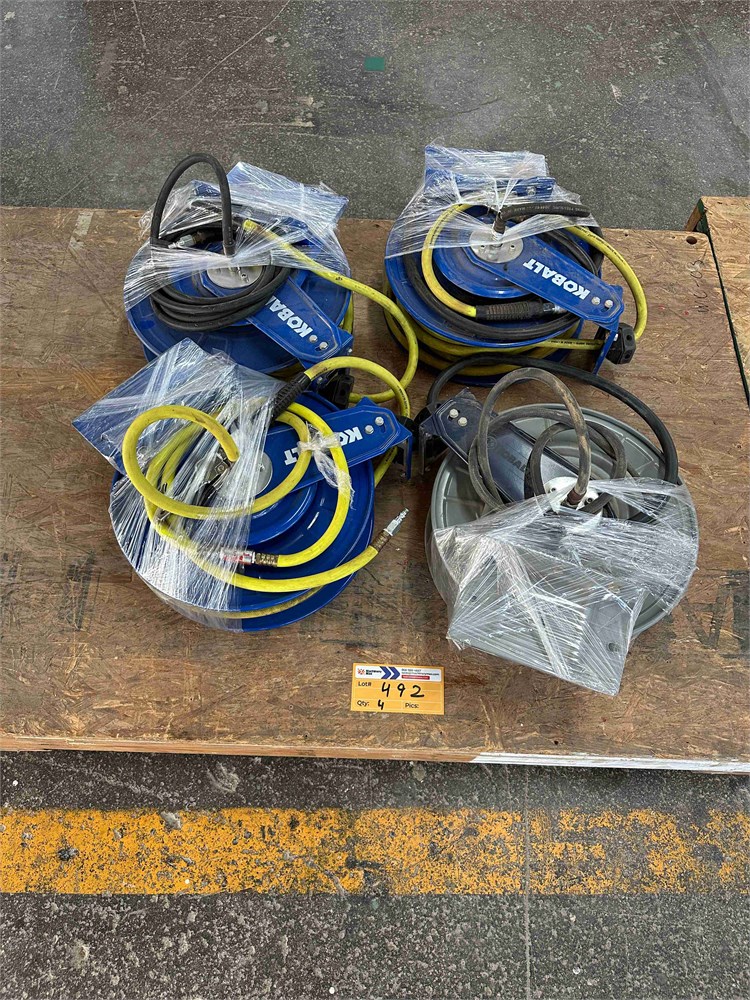 Pneumatic Hose Reels Qty. (4)
