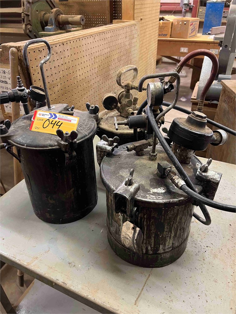 Pressure Pots Qty. (3)
