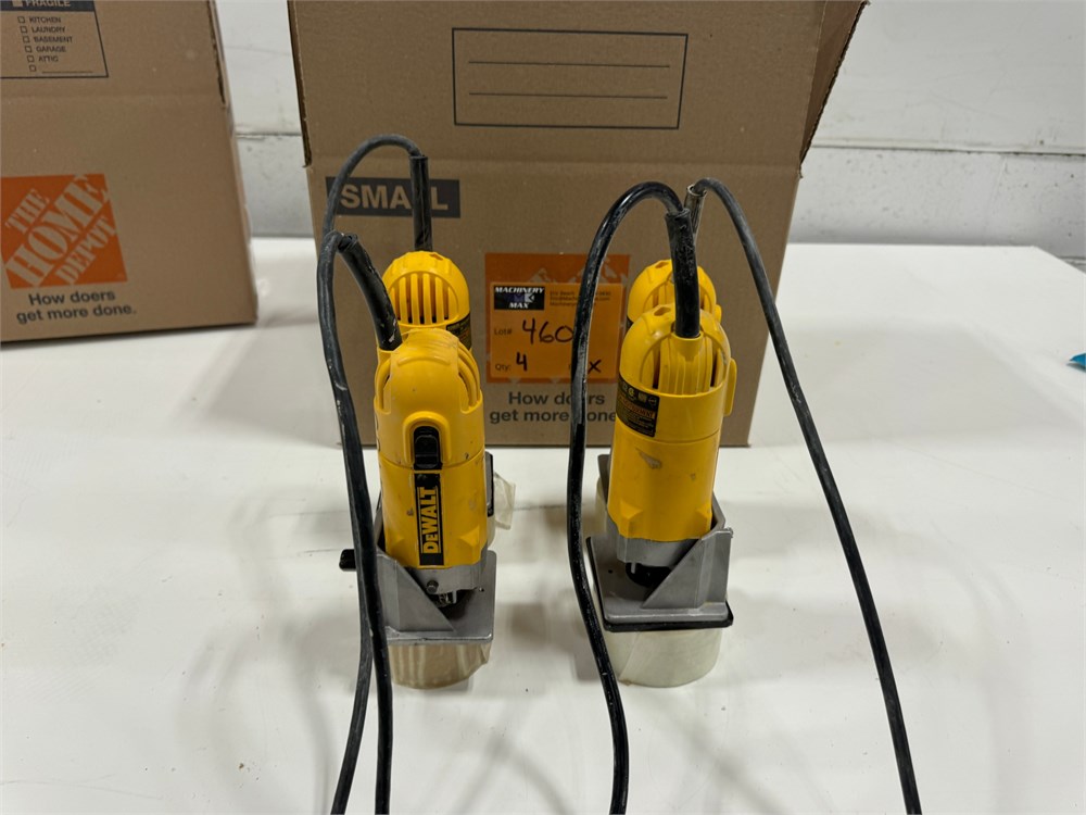 Lot of Dewalt Hand Routers - Qty (4)