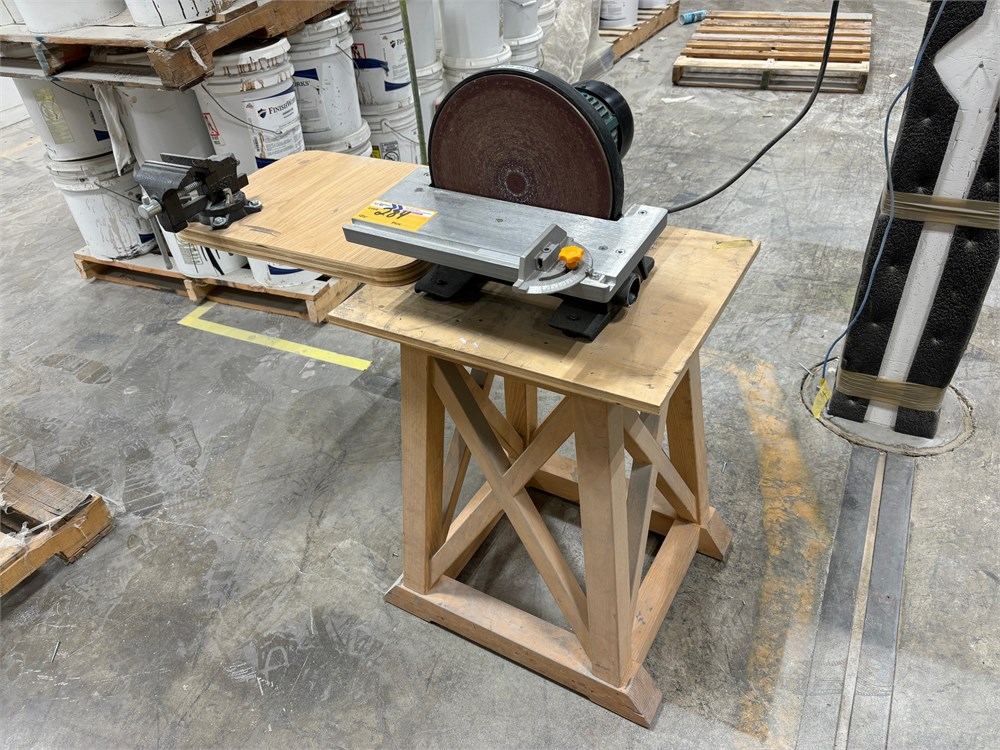 Grizzly "G7297" 12" Disc Sander & Vise