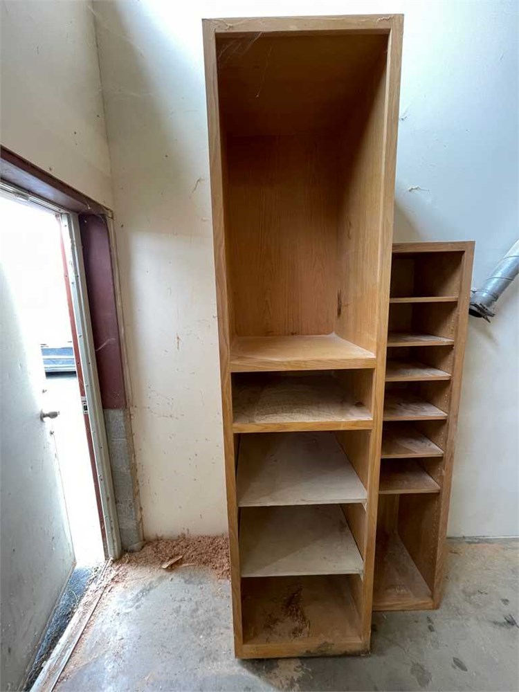 Two (2) Wooden Storage Cabinets