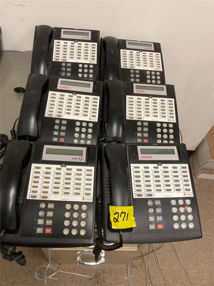 Avaya & Lucent Phones - Qty (12) & Control Panel