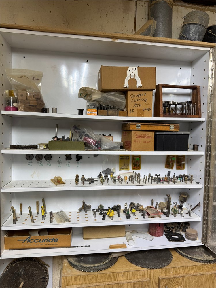 Cabinet of Router Bits