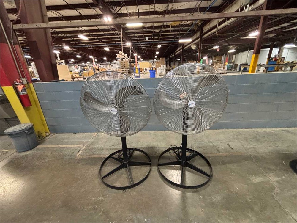 Lot of (2) Shop Fans