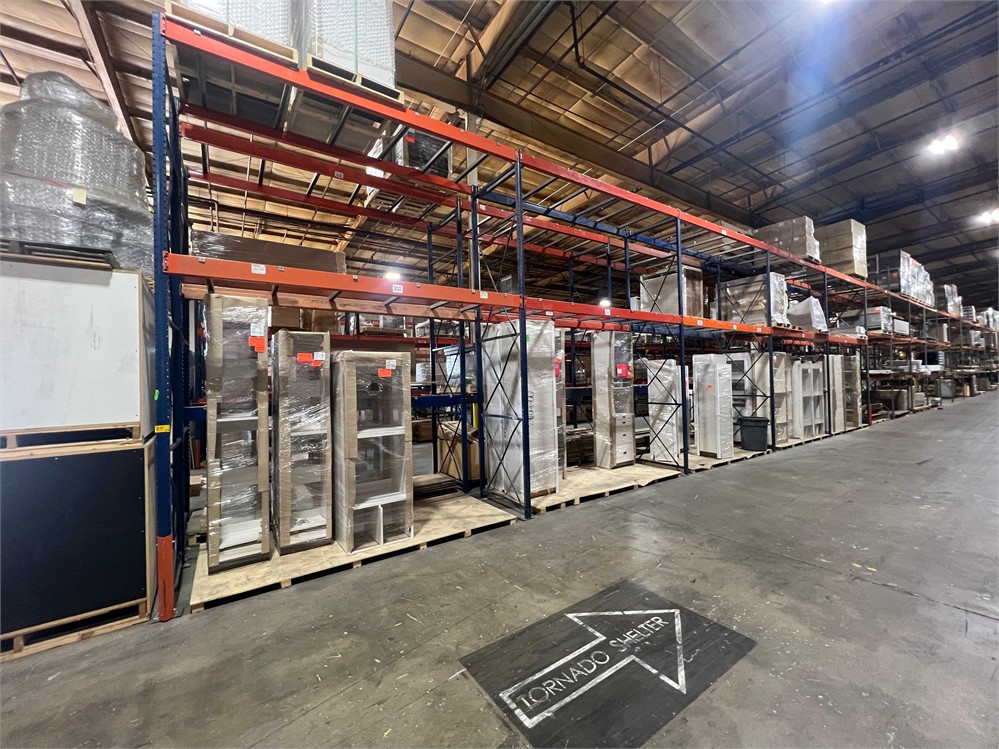 Pallet racking 5 sections