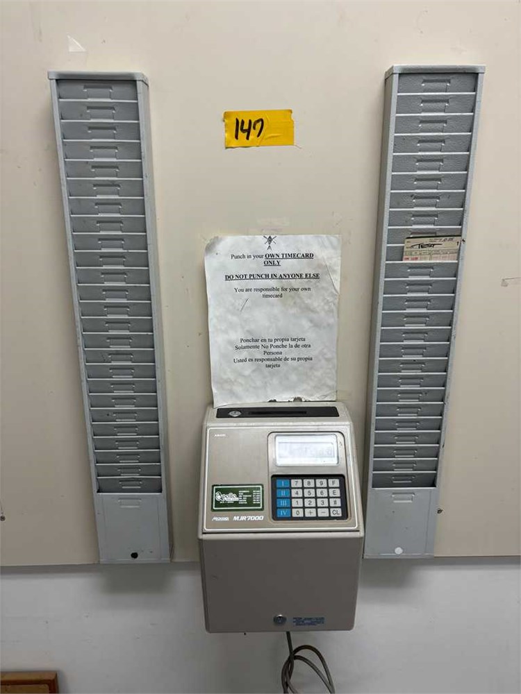 Time Clock and Card Holders