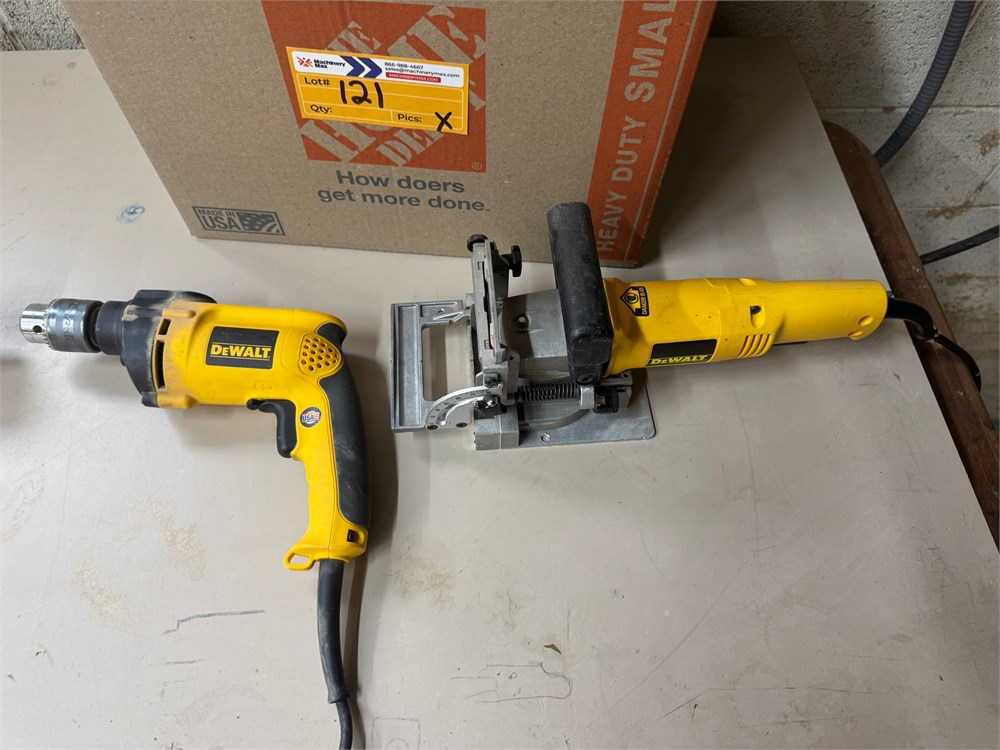 DeWalt "DW115" Hammer Drill & "DW682" Plate Joiner