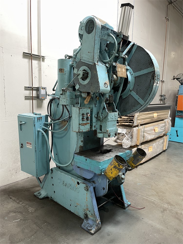 Clearing "45 Ton" Punch Press