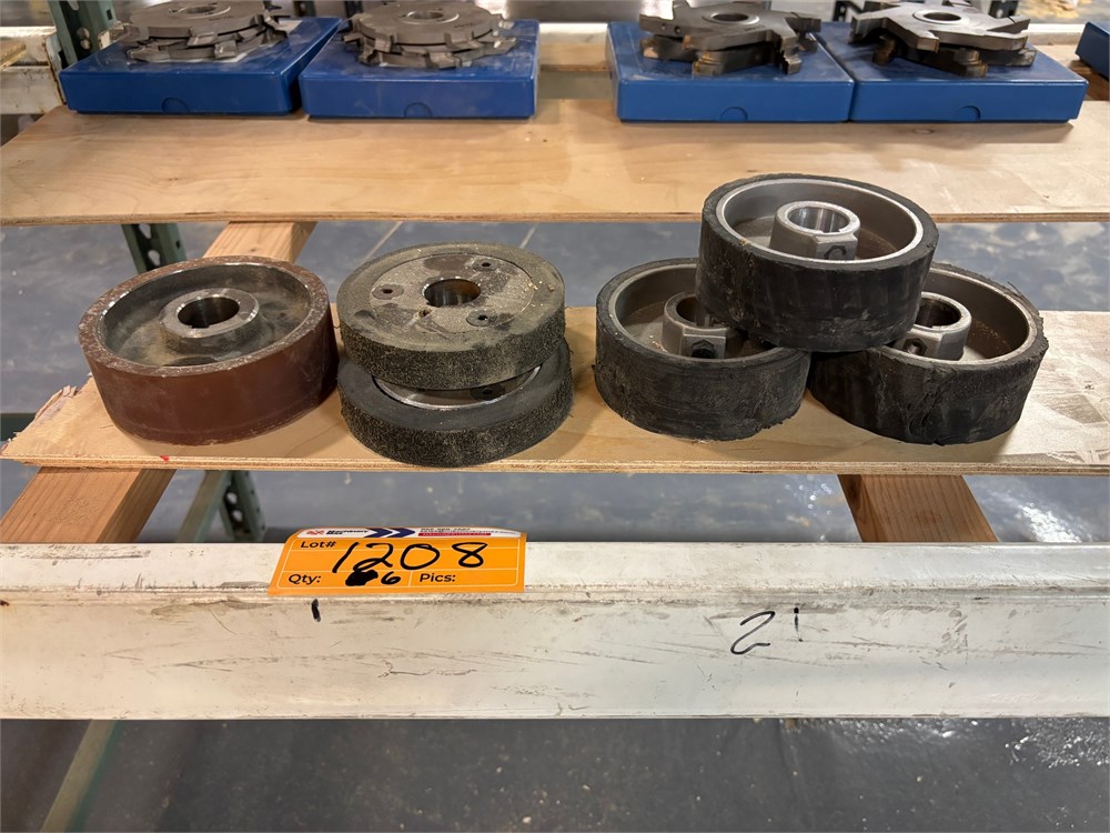 Lot of Moulder Feed Wheels - Qty (6) - as pictured
