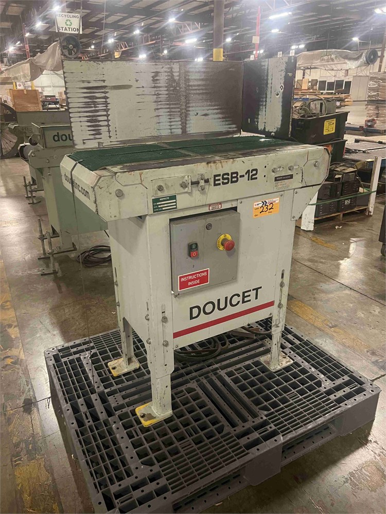 Doucet "ESB-12-D" Infeed Conveyor