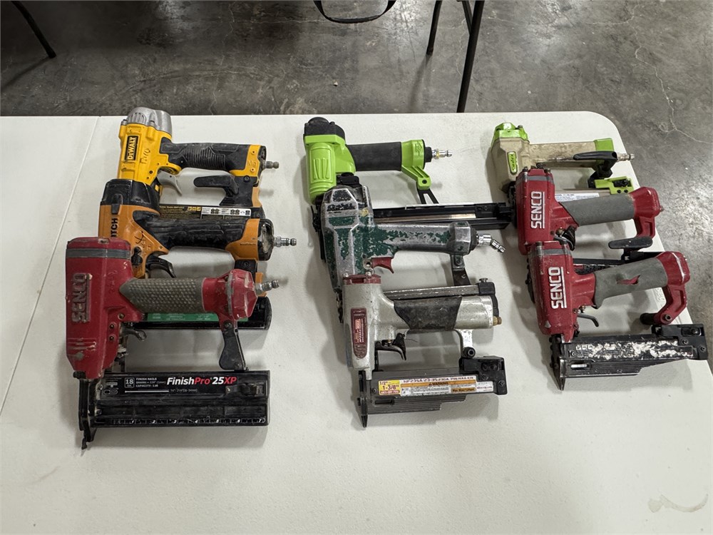 (9) Pneumatic Nail Guns