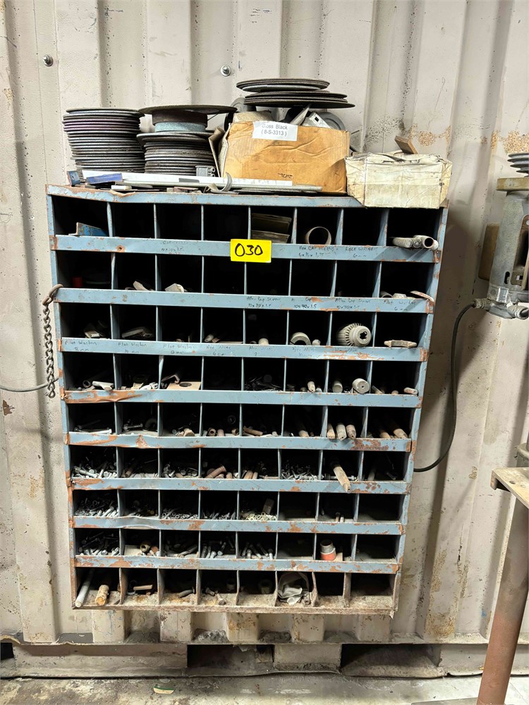 Misc hardware & storage rack