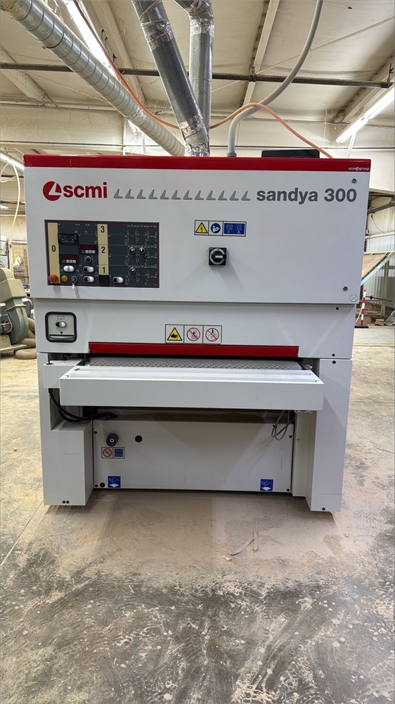 SCMI "Sandya S 300 RCS-110" 2-Head 43" Wide Belt Sander