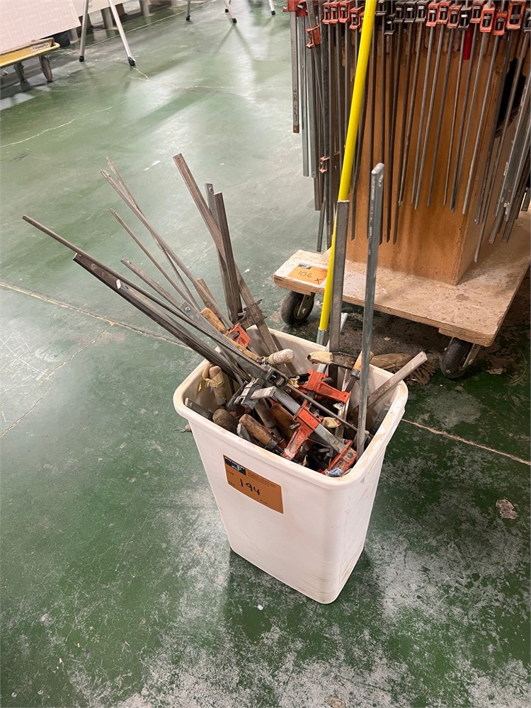 Bucket of Clamps - as pictured
