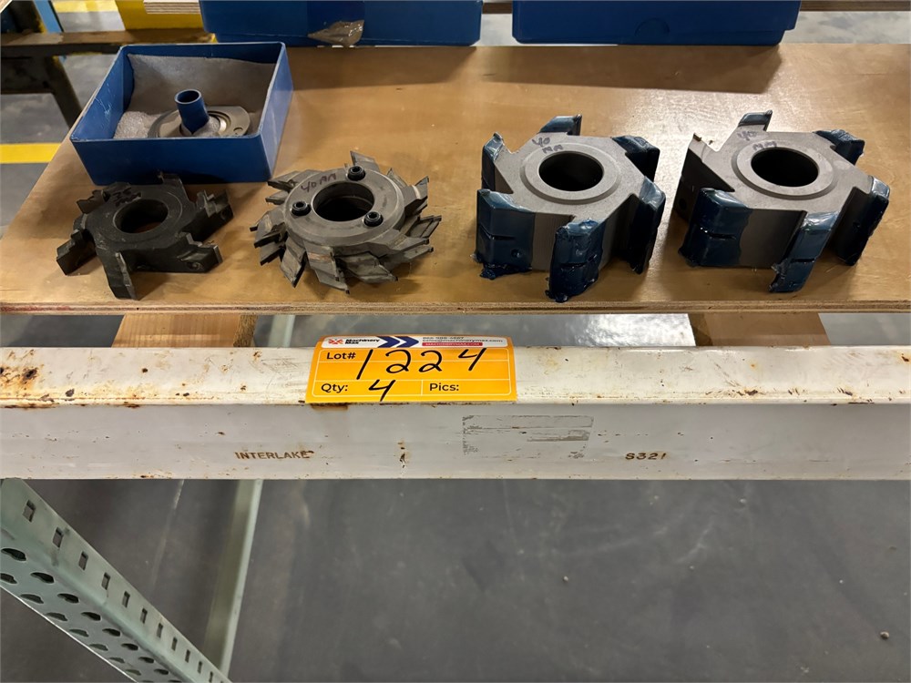 Lot of Cutter Heads - Qty (4) - as pictured