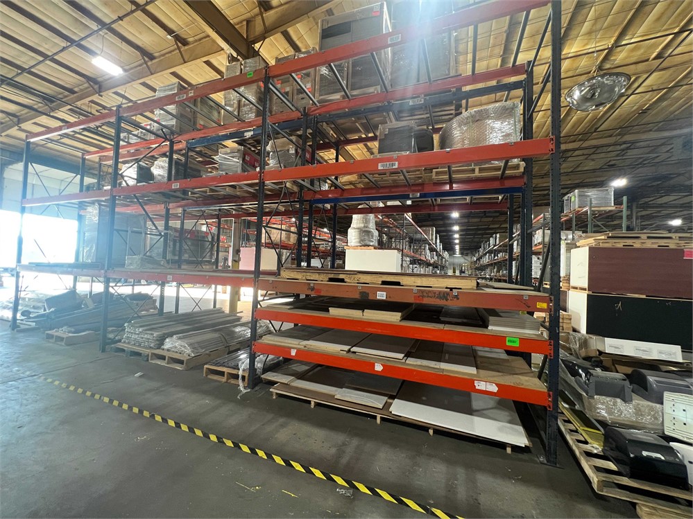 Pallet racking 3 sections