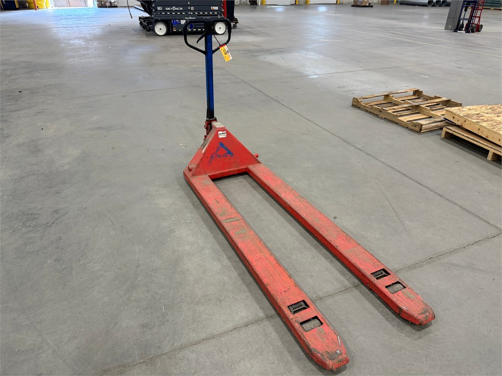 Orange Pallet Jack