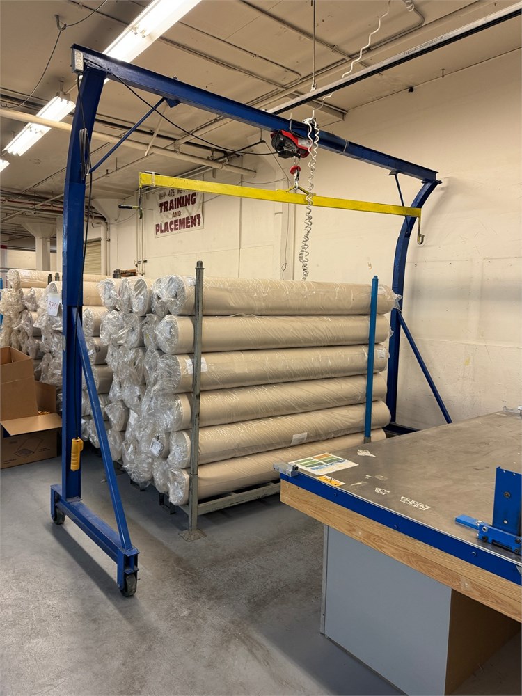 Custom Crane for Fabric Bolts