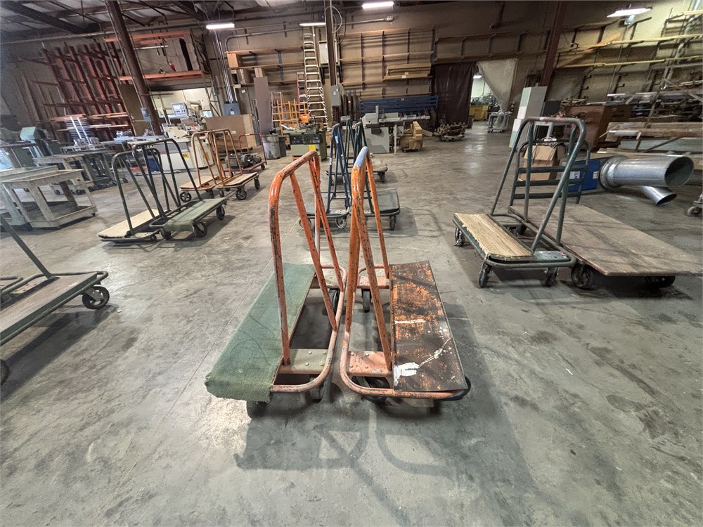 (2) Material Carts - As Pictured