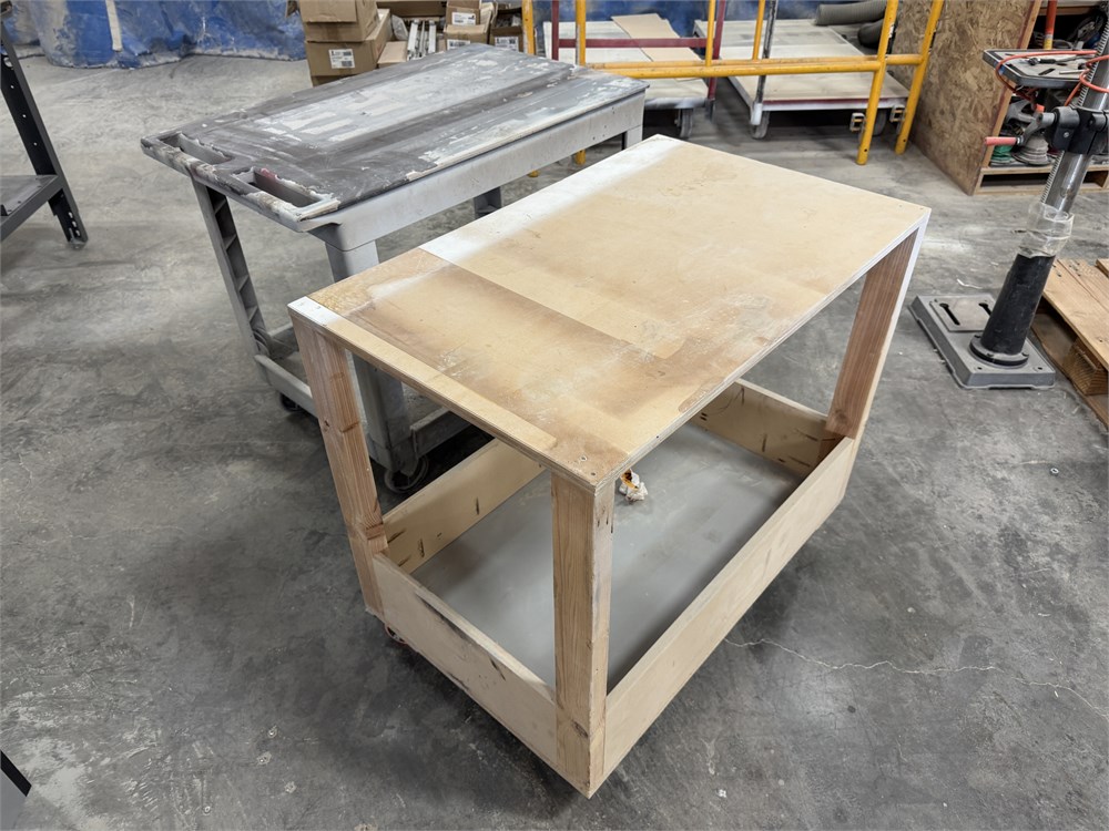 (2) Mobile Shop Carts