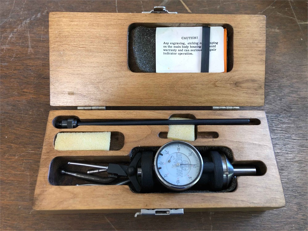 Blake "CO-AX" Dial Indicator with Wooden Case