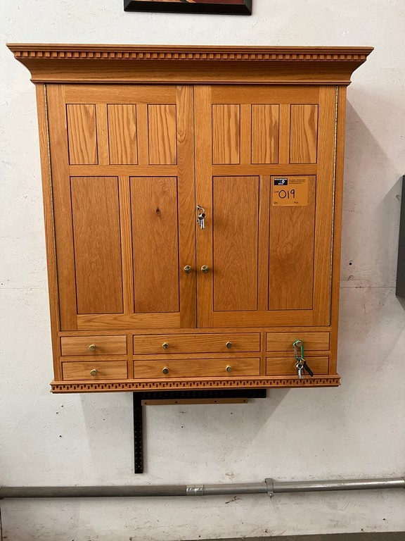 Hand Made Wooden Cabinet - 48" x 12" x 48"