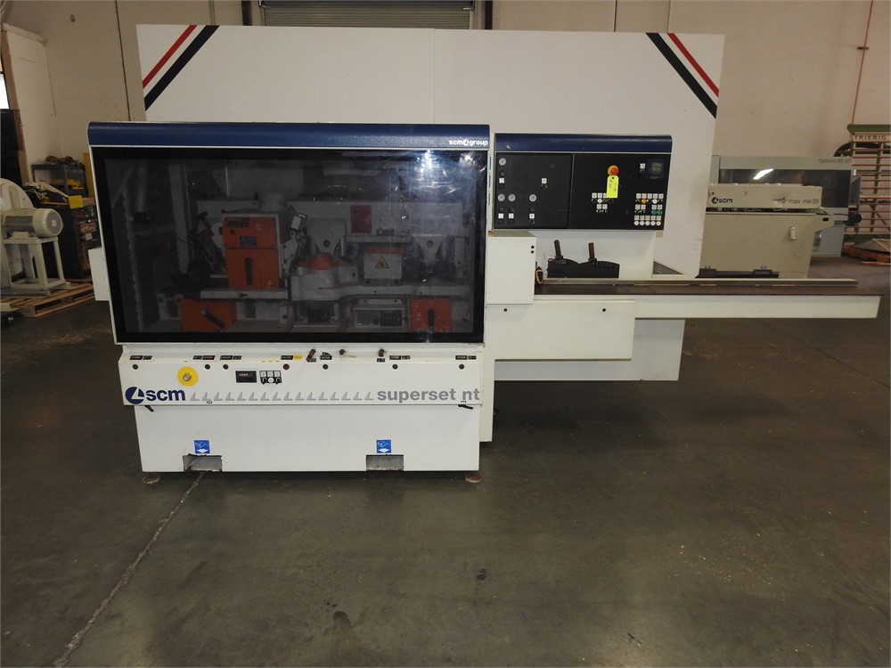 SCM GROUP "SUPERSET NT" HEAVY DUTY MOULDER, YEAR 2012