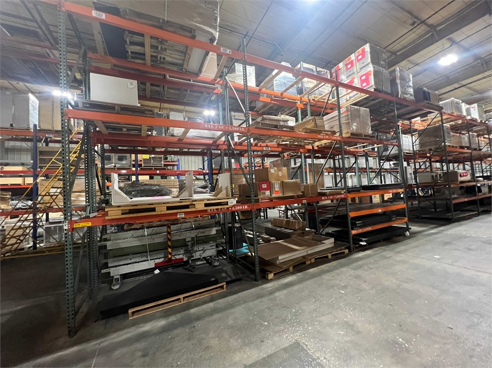 Pallet racking 3 sections