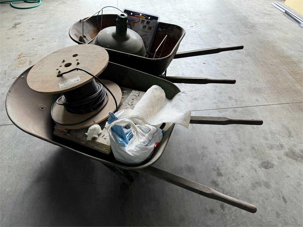 Wheel barrows & contents Qty. (2)