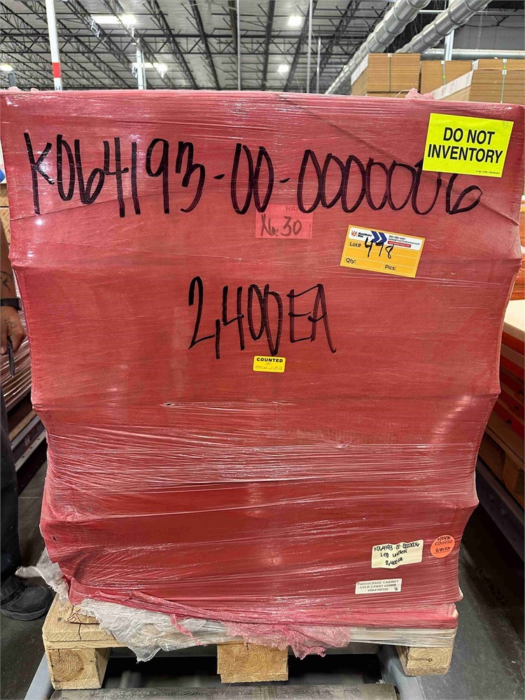 Pallet of Hafele 637.45.326 Cabinet Leveler PL BLK 100mm