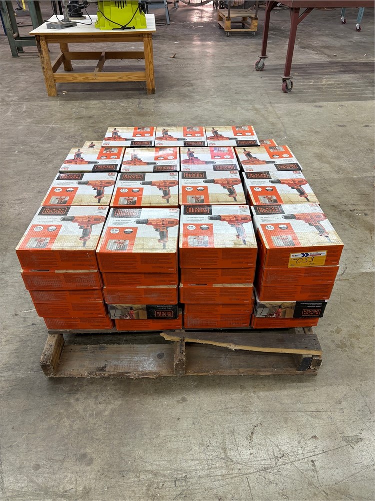 Lot of (60) Black & Decker Corded Drills as pictured