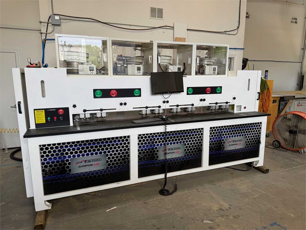 CNC Factory "Scorpion LDR" Lock and Dowel Machine